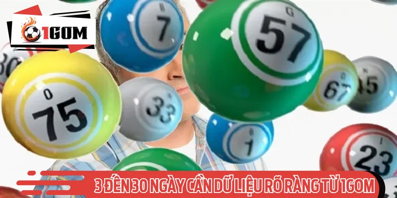 3 đến 30 ngày cần dữ liệu rõ ràng từ 1GOM