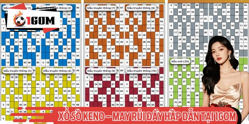 Xổ Số Keno – Trò Chơi May Rủi Đầy Hấp Dẫn Tại 1GOM