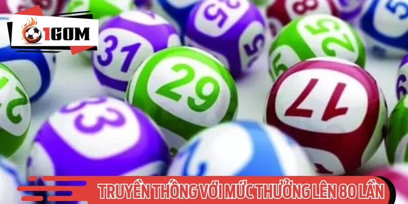 Truyền thống với mức thưởng lên đến 80 lần